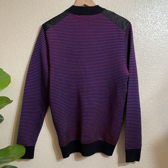 Inc layered striped knit sweater - Picture 6 of 9